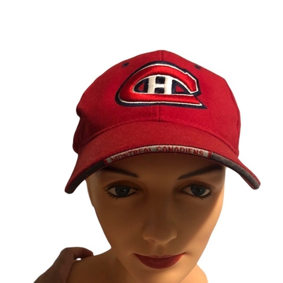 Montreal Canadians Red NHL Zephyr The Z Hat Adjustable Baseball Cap Wool Blend - Picture 3 of 8